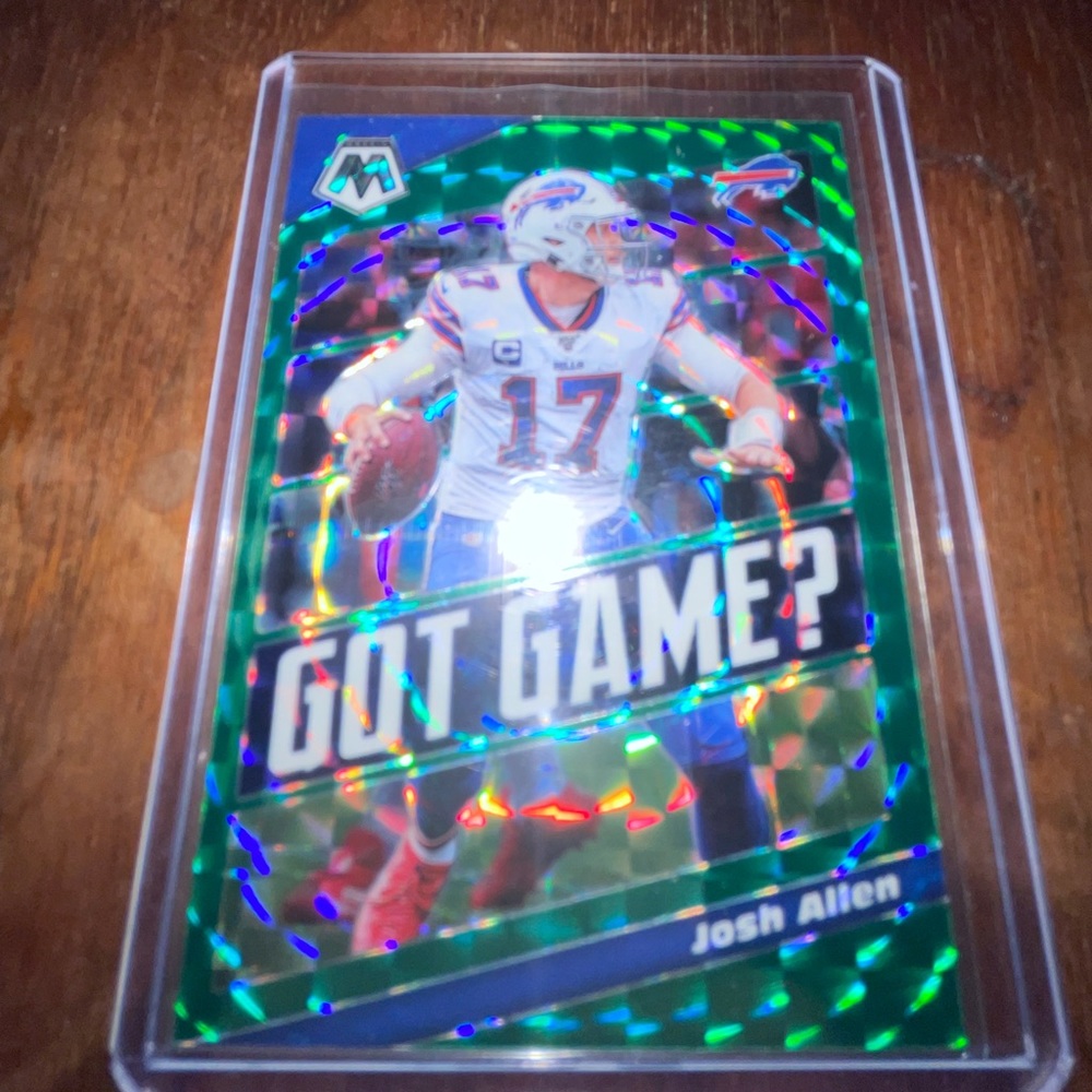 Josh Allen 2020 Prizm Mosaic green Prizm